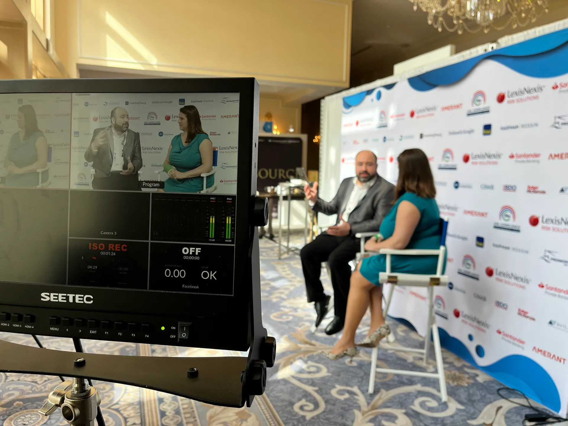 Venty Media production crew on set during a video shoot